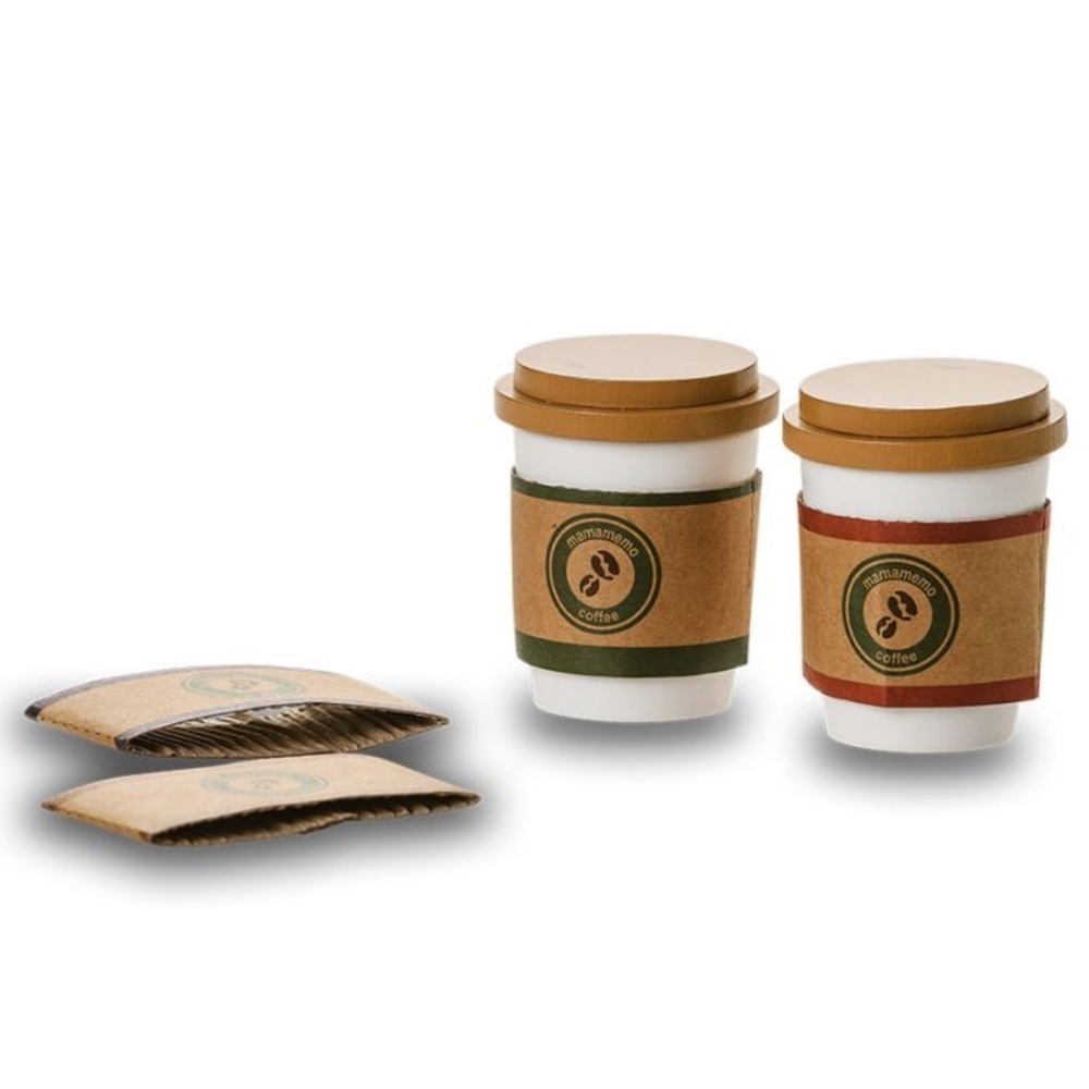 MaMaMeMo Wooden Coffee To-Go Play Set - Picture 5 of 7